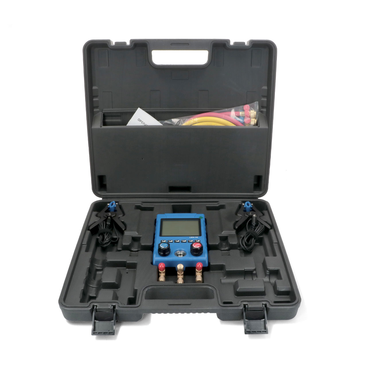 Manometri za freon digitalni sa sondama Leeto LMG-2-R410-B