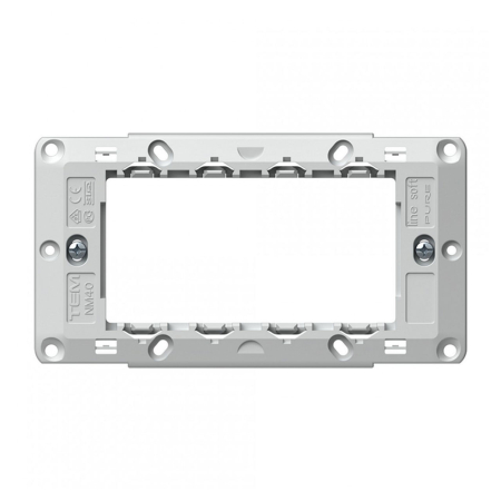 TEM Modul Line nosač 4M – bijeli NM40