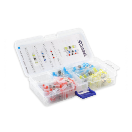 Termo skupljajuća spojnica s tinolom 100 kom Commel 365-505