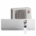 Mitsubishi Electric klima uređaj 2.5 3.2kW WiFi Srebrena MSZ EF25VES MUZ EF25VG komplet