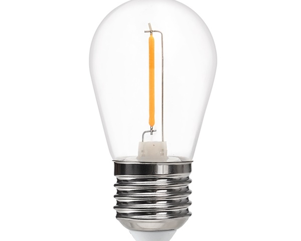 led žarulja e27 1w 2700K za rasvjetni lanac plastična